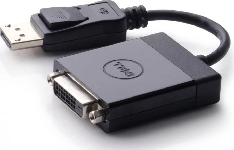 DELL Adapter DisplayPort na DVI (single link) (P/N: 470-ABEO) DELL Adapter DisplayPort na DVI (single link) (470-ABEO) — pohľad 1 | Originálny Dell produkt