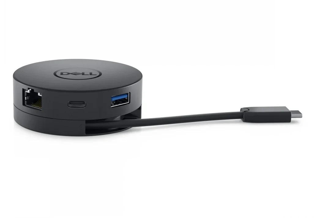 Dell mobilný minidock USB-C DA300 (P/N: 492-BCJL) Dell mobilný minidock USB-C DA300 (492-BCJL) — pohľad 1 | Originálny Dell produkt